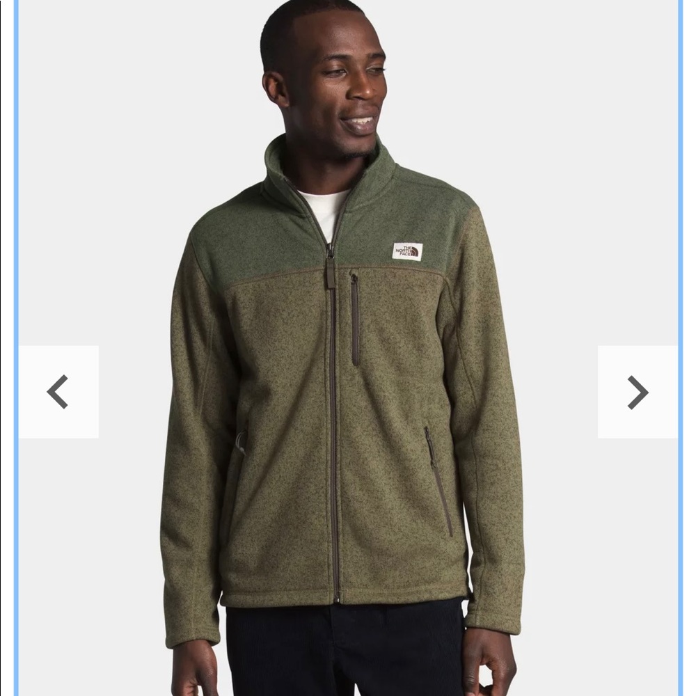 Black full zip Northface jacket